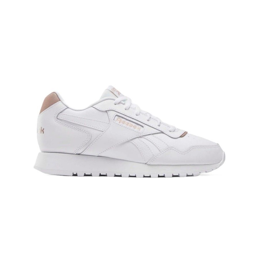 Women Reebok Reebok | Reebok Womens Glide - White / Rose Gold