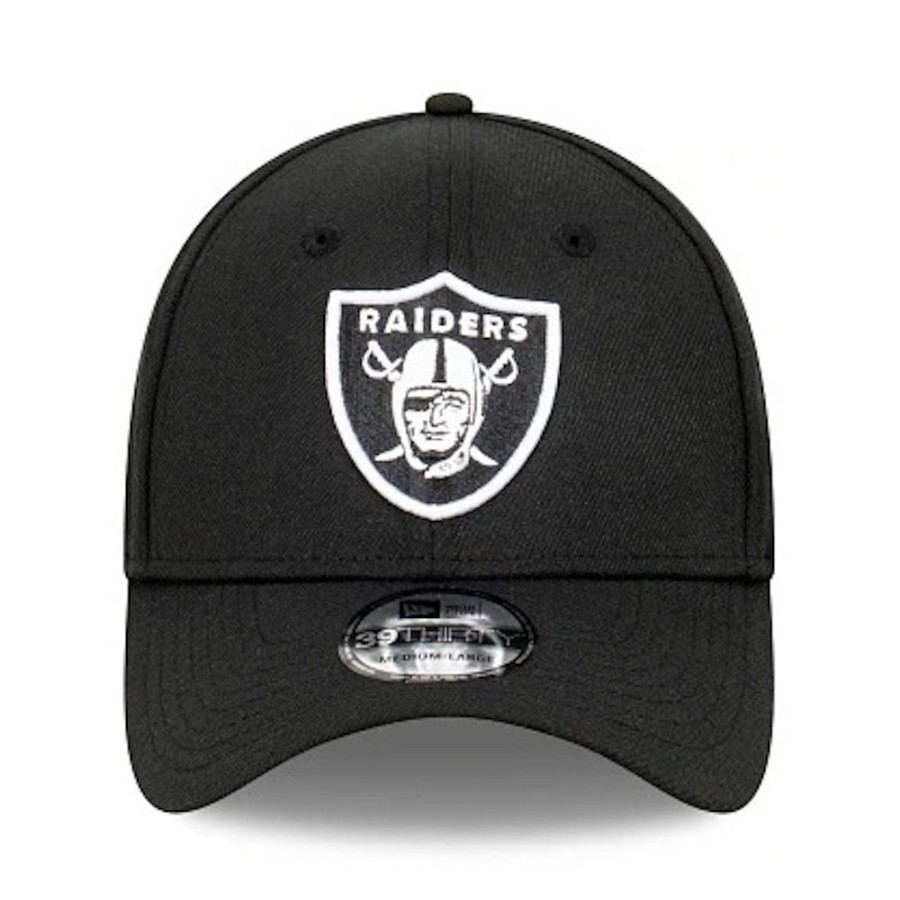 Men New Era Nfl Hats | New Era 39Thirty Fitted Cap Las Vegas Raiders - Black / White