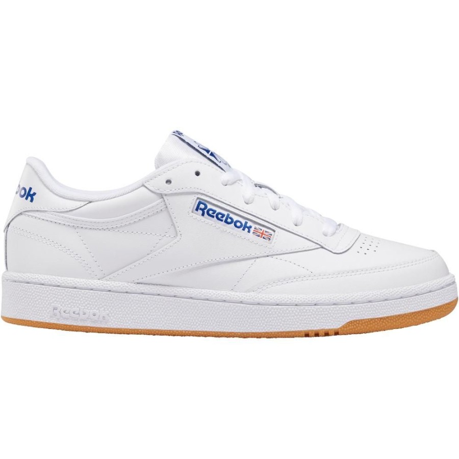 Men Reebok Reebok | Reebok Club C 85 - White / Royal / Gum