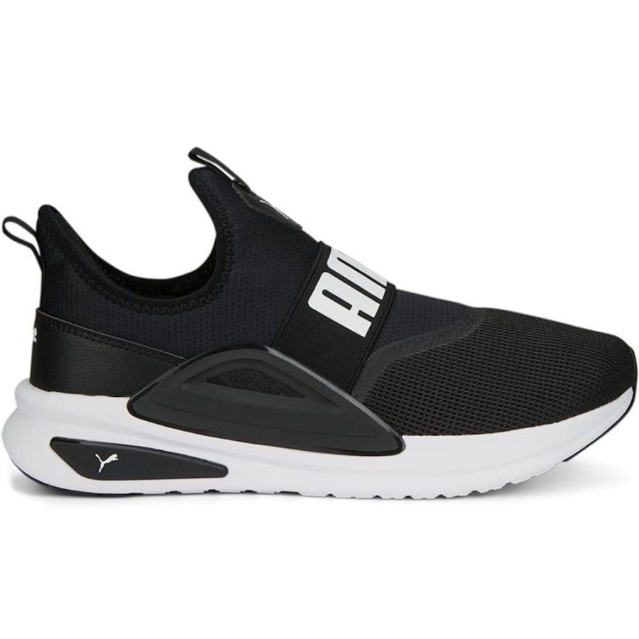 Men Puma Puma | Puma Softride Enzo Evo Slip-On - Black / White