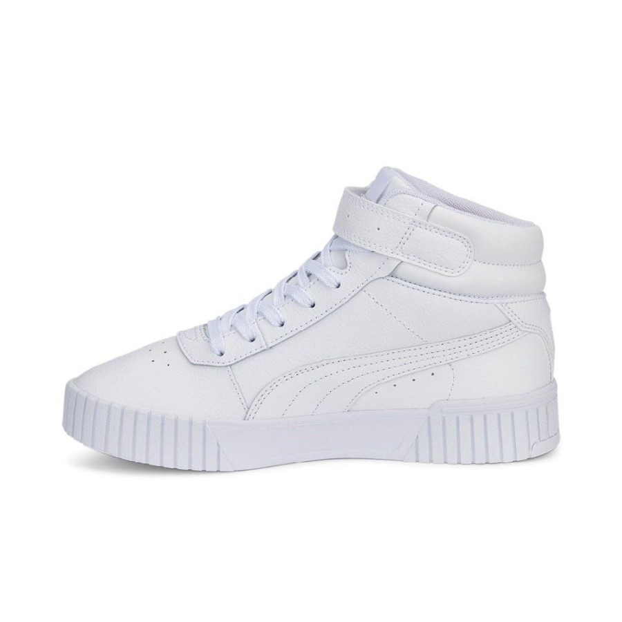 Women Puma Puma | Puma Womens Carina 2.0 Mid - White