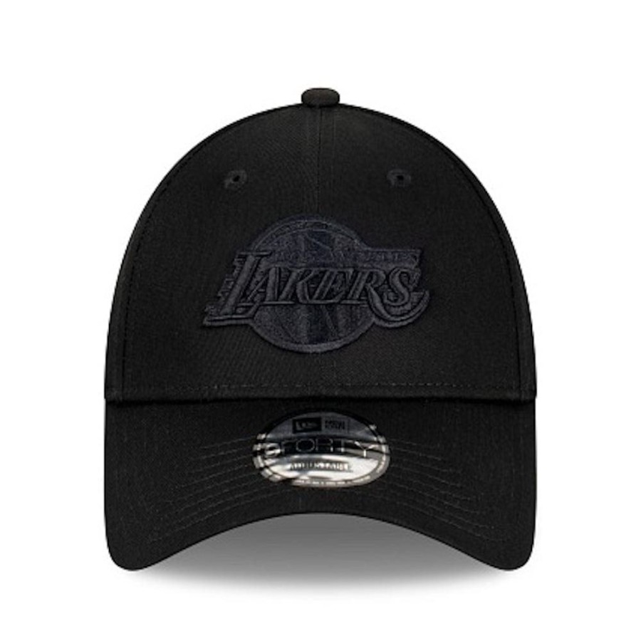 Men New Era Strapback | New Era 9Forty Strapback Los Angeles Lakers - Black / Black