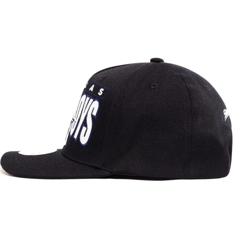 Men Mitchell u0026 Ness Nfl Hats | Mitchell & Ness Billboard 2.0 Classic Redline Snapback Dallas Cowboys - Black