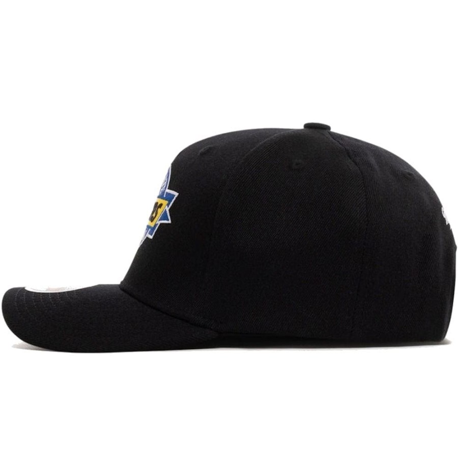 Men Mitchell u0026 Ness Nba Hats | Mitchell & Ness Point Guard Classic Red Snapback Golden State Warriors - Black