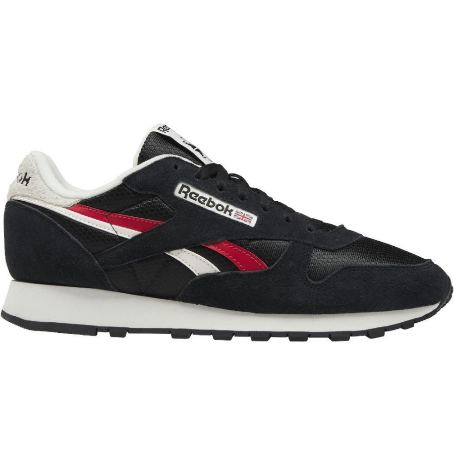 Men Reebok Reebok | Reebok Classic Leather - Black / Chalk / Red