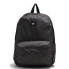 Kids Vans School Bags | Vans Old Skool H2O Check Backpack - Black / Charcoal