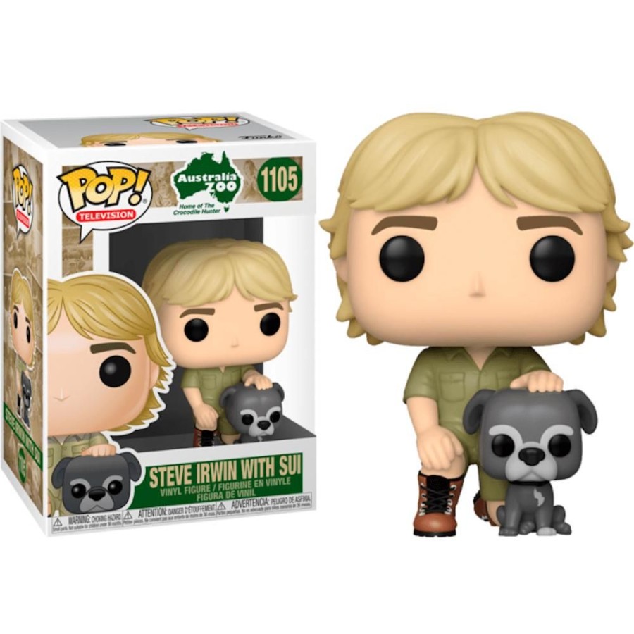 Men Funko Pop! Vinyl | Funko Crocodile Hunter Steve Irwin W/ Sui Pop! Vinyl #1105