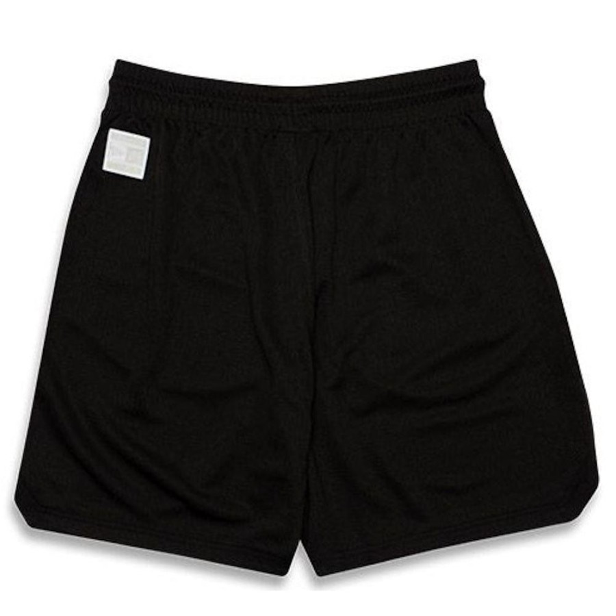 Men New Era Shorts | New Era Champs Mesh Shorts New York Yankees - Black / Off White