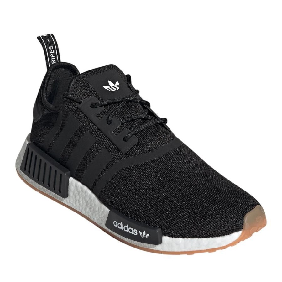 Men Adidas Adidas | Adidas Nmd_R1 Primeblue - Black / Gum