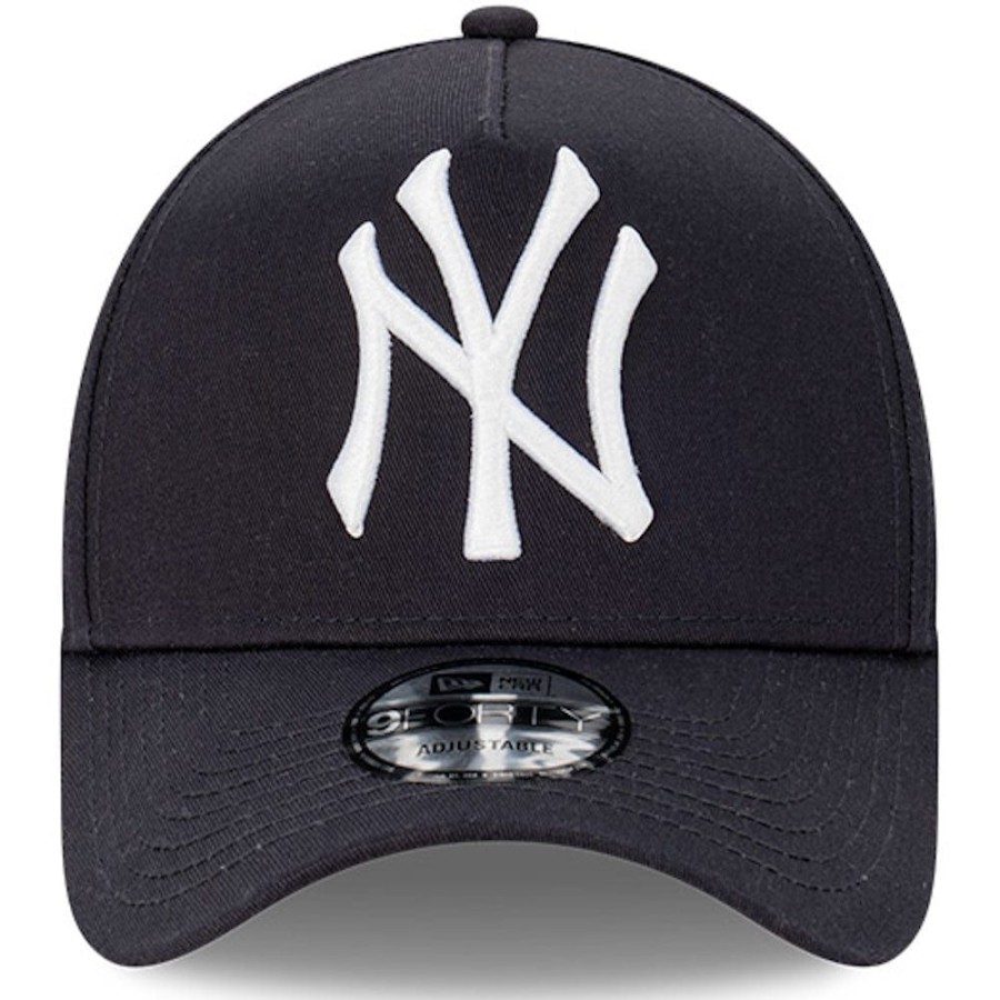 Men New Era Snapback | New Era 9Forty A-Frame Snapback Oversize Logo New York Yankees - Navy