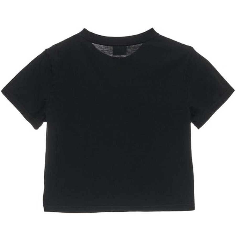 Women Stussy Tops | Stussy Womens Shadow Stock Slim Tee - Pigment Black