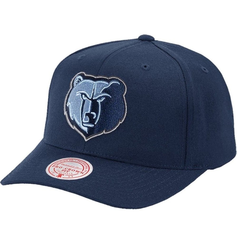 Men Mitchell u0026 Ness Snapback | Mitchell & Ness Team Ground 2.0 Stretch Snapback Memphis Grizzlies - Navy