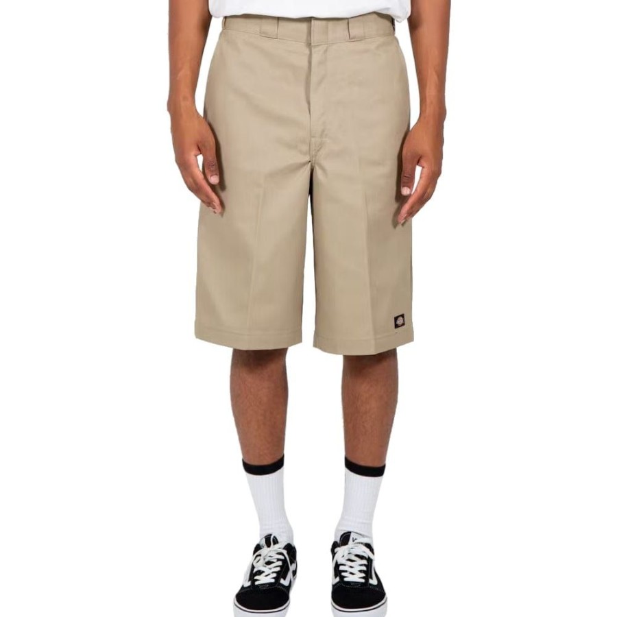 Men Dickies Shorts | Dickies 13 Inch Loose Fit Work Short - Khaki