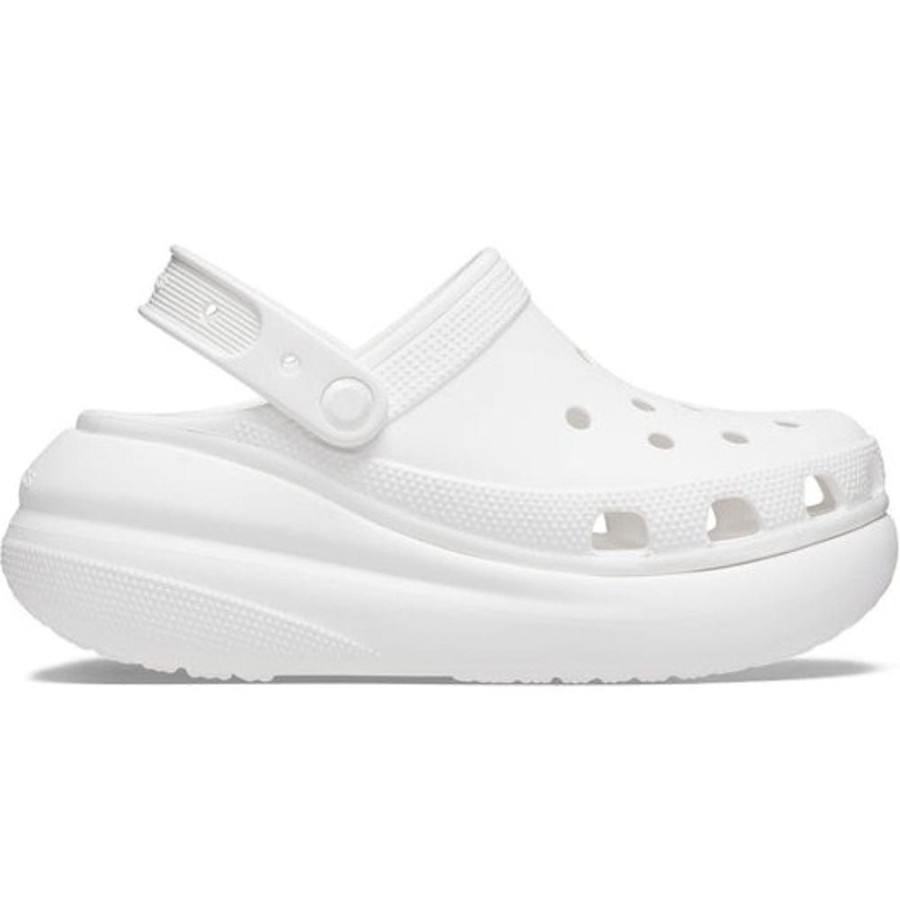 Men Crocs Crocs | Crocs Classic Crush Clog - White