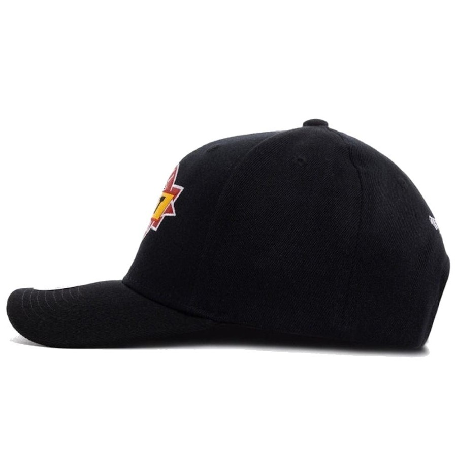 Men Mitchell u0026 Ness Snapback | Mitchell & Ness Point Guard Classic Red Snapback Miami Heat - Black