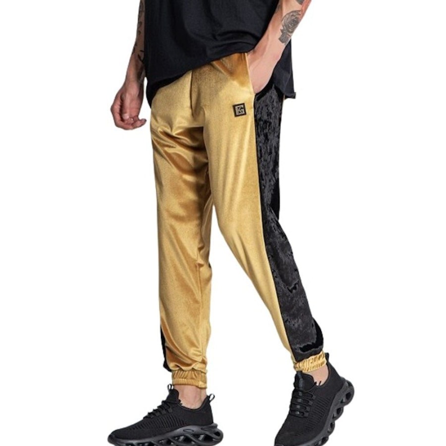 Men Gianni Kavanagh Pants & Jeans | Gianni Kavanagh Illinois Joggers - Gold