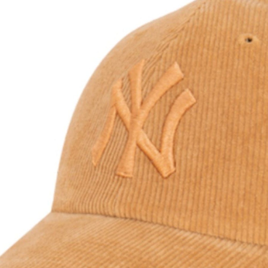 Men New Era Mlb Hats | New Era Casual Classic Corduroy Strapback New York Yankees - Tan