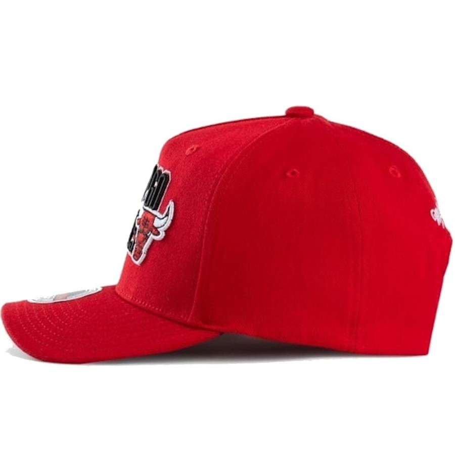 Men Mitchell u0026 Ness Nba Hats | Mitchell & Ness Interlocked Classic Red Snapback Chicago Bulls - Red