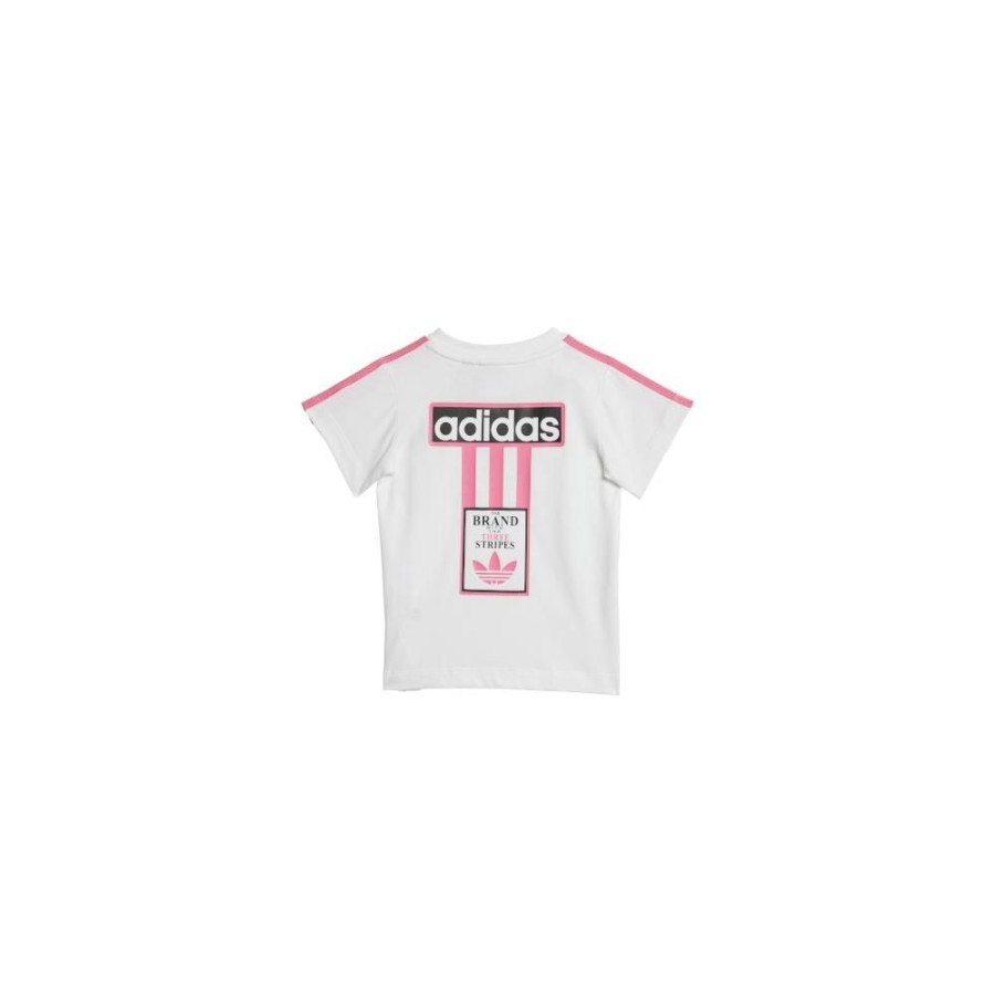 Kids Adidas Infants | Adidas Infants Short Tee Set - Pink Fuchsia