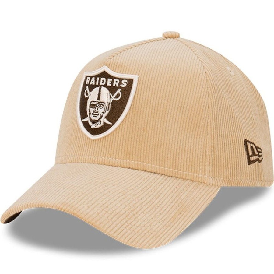 Men New Era Nfl Hats | New Era 9Forty Cord A-Frame Snapback Las Vegas Raiders - Camel / Walnut