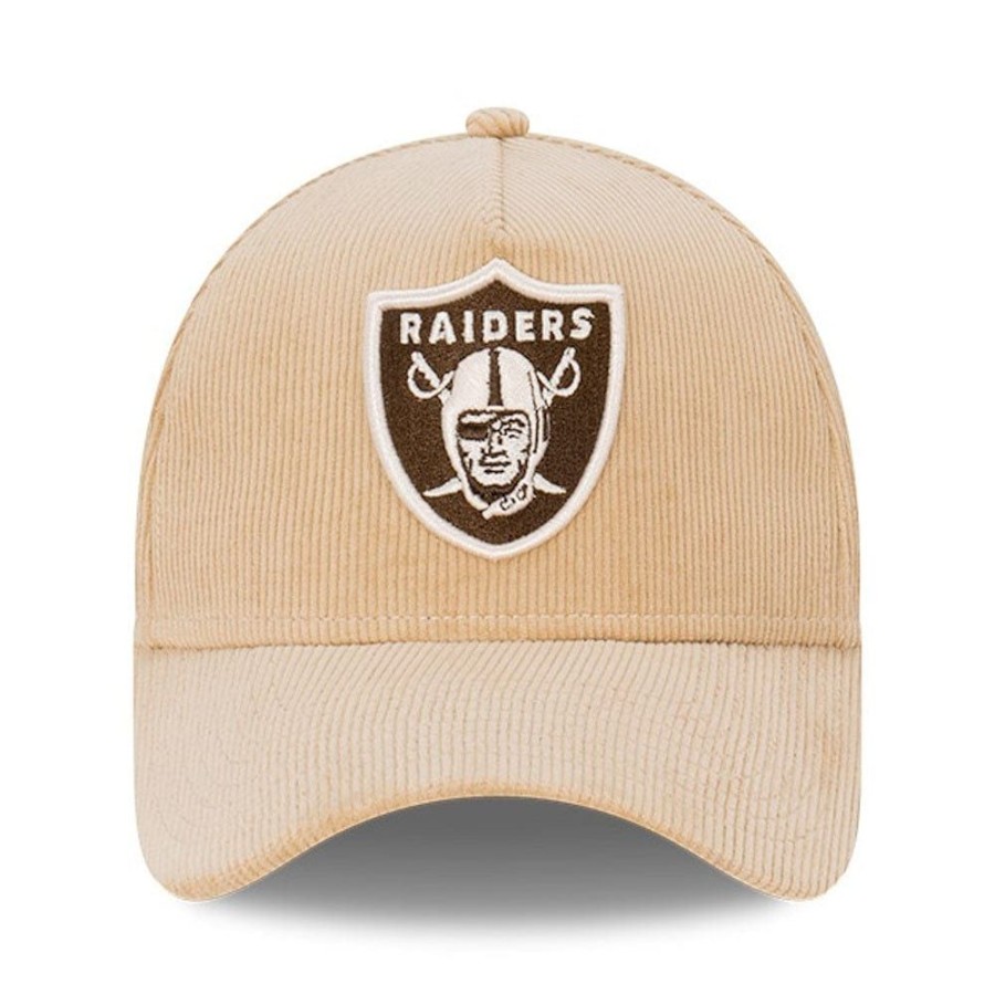 Men New Era Nfl Hats | New Era 9Forty Cord A-Frame Snapback Las Vegas Raiders - Camel / Walnut