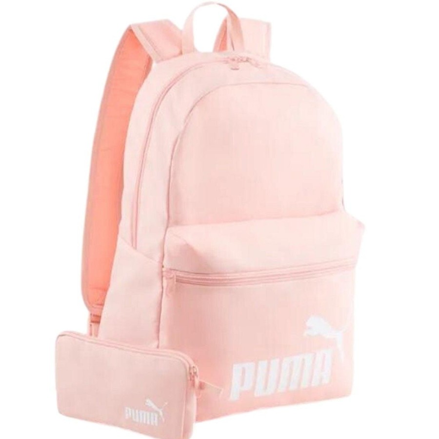 Kids Puma School Bags | Puma Phase Backpack Set - Peach Smoothie