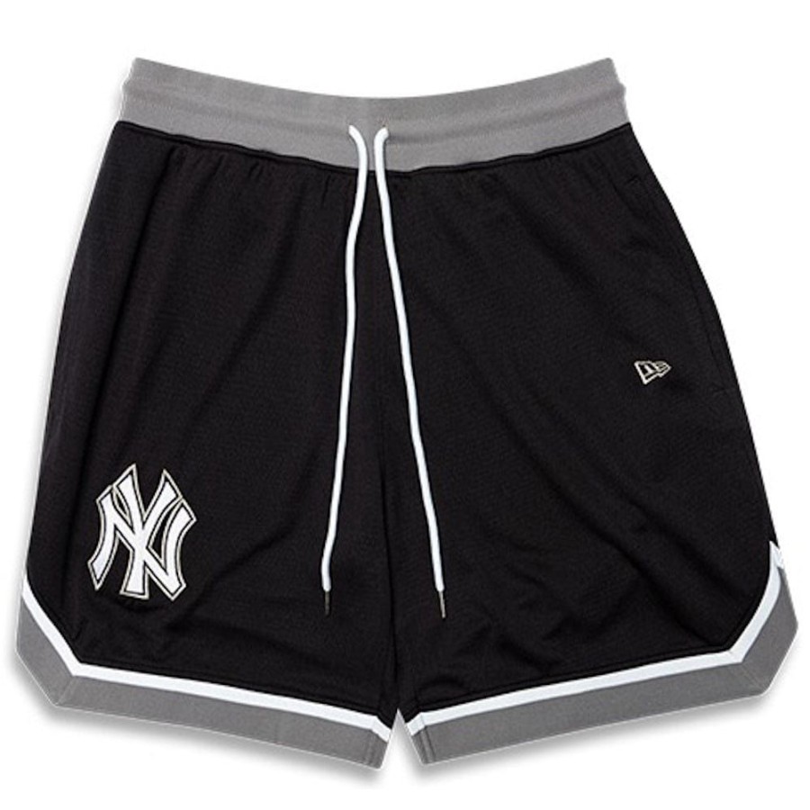 Men New Era Mlb Clothing | New Era Sport Mesh Basketball Short New York Yankees - Navy