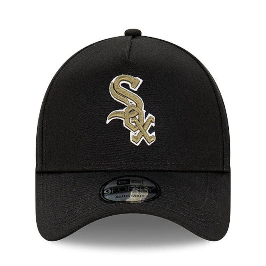 Men New Era Mlb Hats | New Era 9Forty A-Frame Snapback Chicago White Sox - Black / Olive