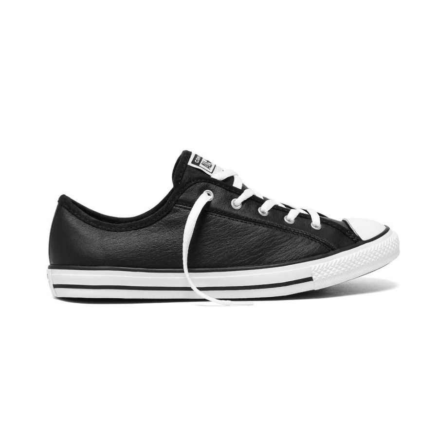 Women Converse Converse | Converse Dainty Leather 2.0 - Black / White