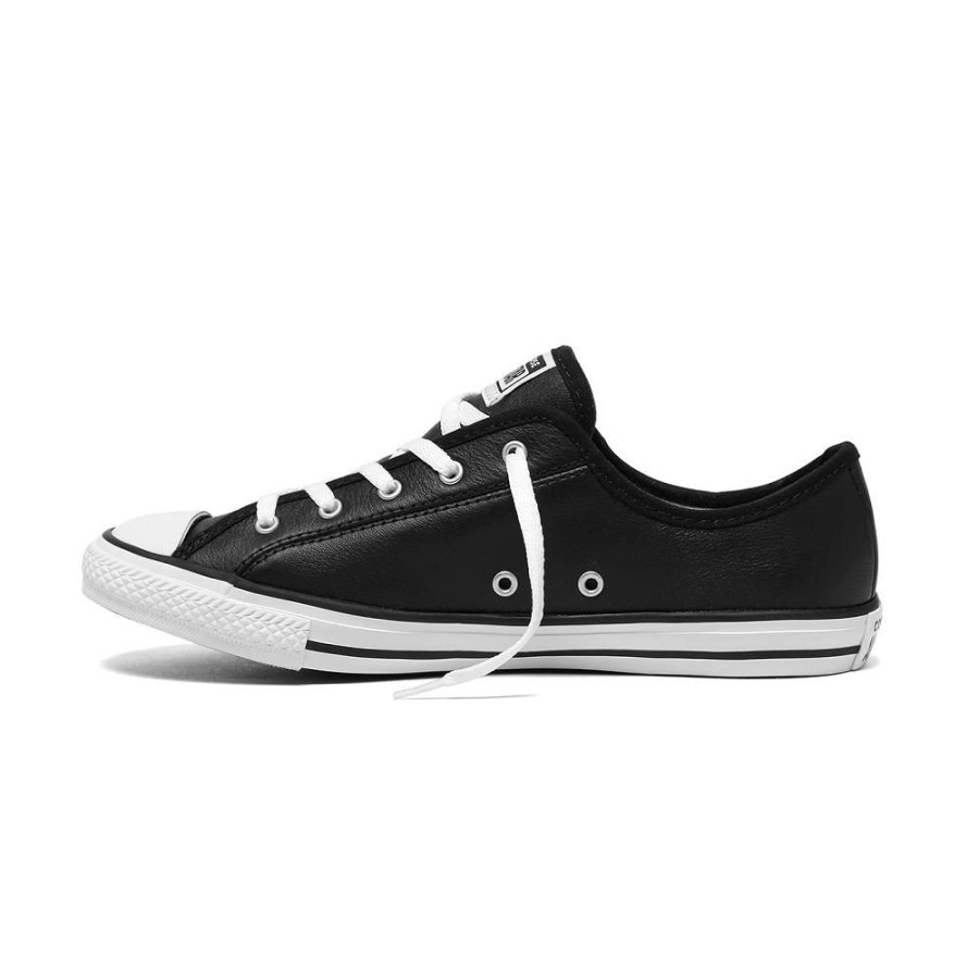 Women Converse Converse | Converse Dainty Leather 2.0 - Black / White