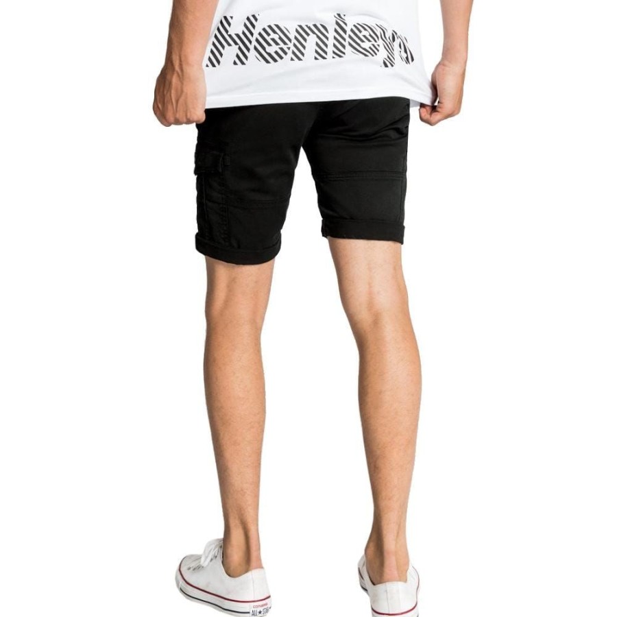 Men Henleys Plus Size | Henleys Leon Short - Black