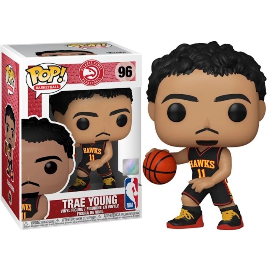 Men Funko Pop! Vinyl | Funko Nba Hawks Trae Young Alternate Pop! Vinyl #96