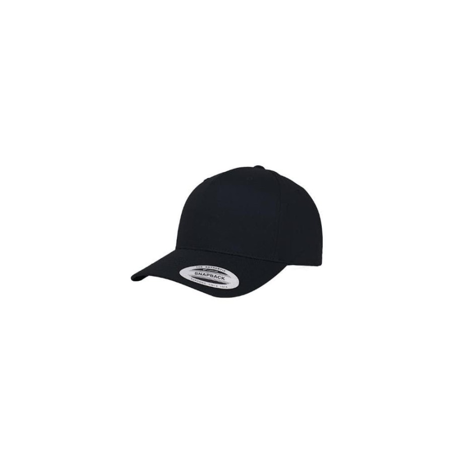 Kids Flexfit Headwear | Flexfit Toddler Classic 5 Panel Snapback - Black