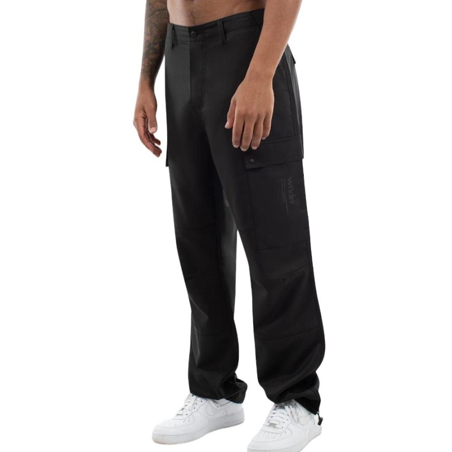 Men WNDRR Plus Size | Wndrr Grove Cargo Pant - Black