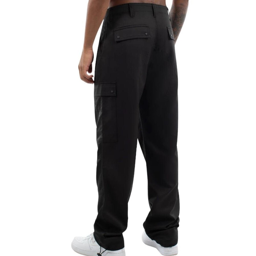 Men WNDRR Plus Size | Wndrr Grove Cargo Pant - Black