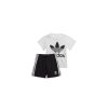 Kids Adidas Kids | Adidas Infants Short Tee Set - White / Black