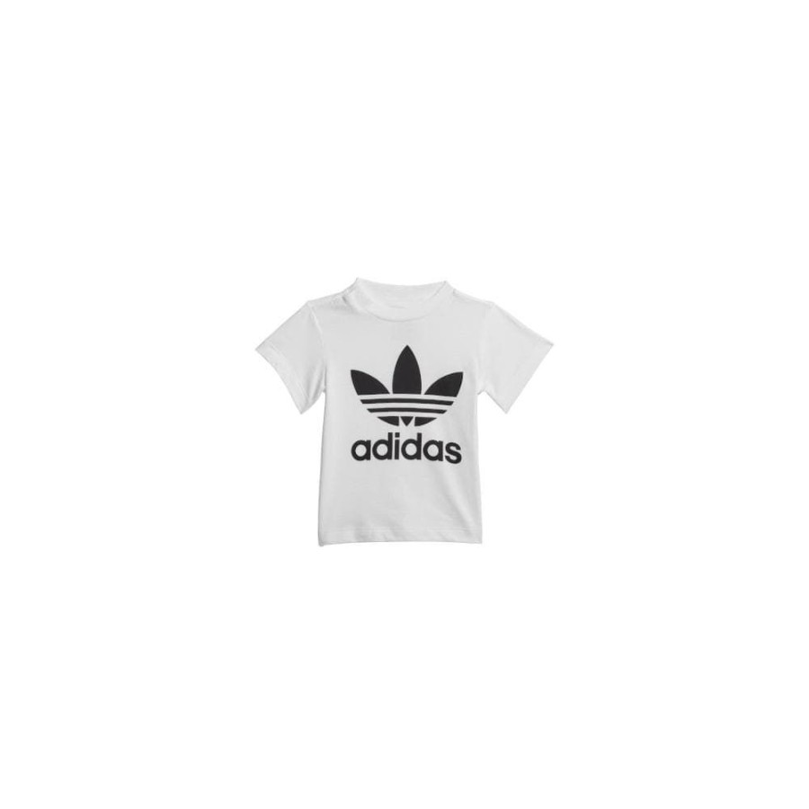 Kids Adidas Kids | Adidas Infants Short Tee Set - White / Black