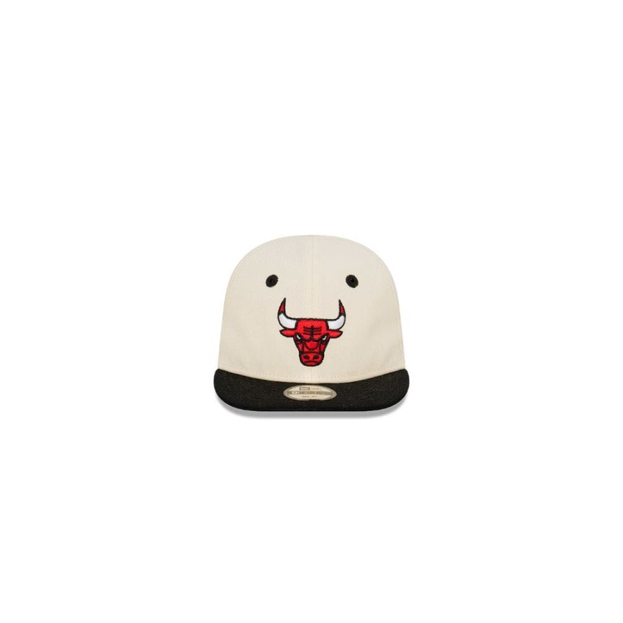 Kids New Era Headwear | New Era Infants My 1St 9Fifty Stretch Strapback Chicago Bulls - Chrome White / Black