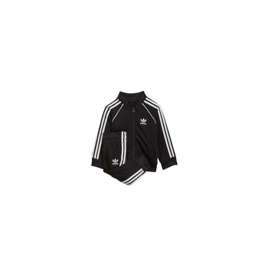 Kids Adidas Infants | Adidas Infants Superstar Tracksuit - Black / White