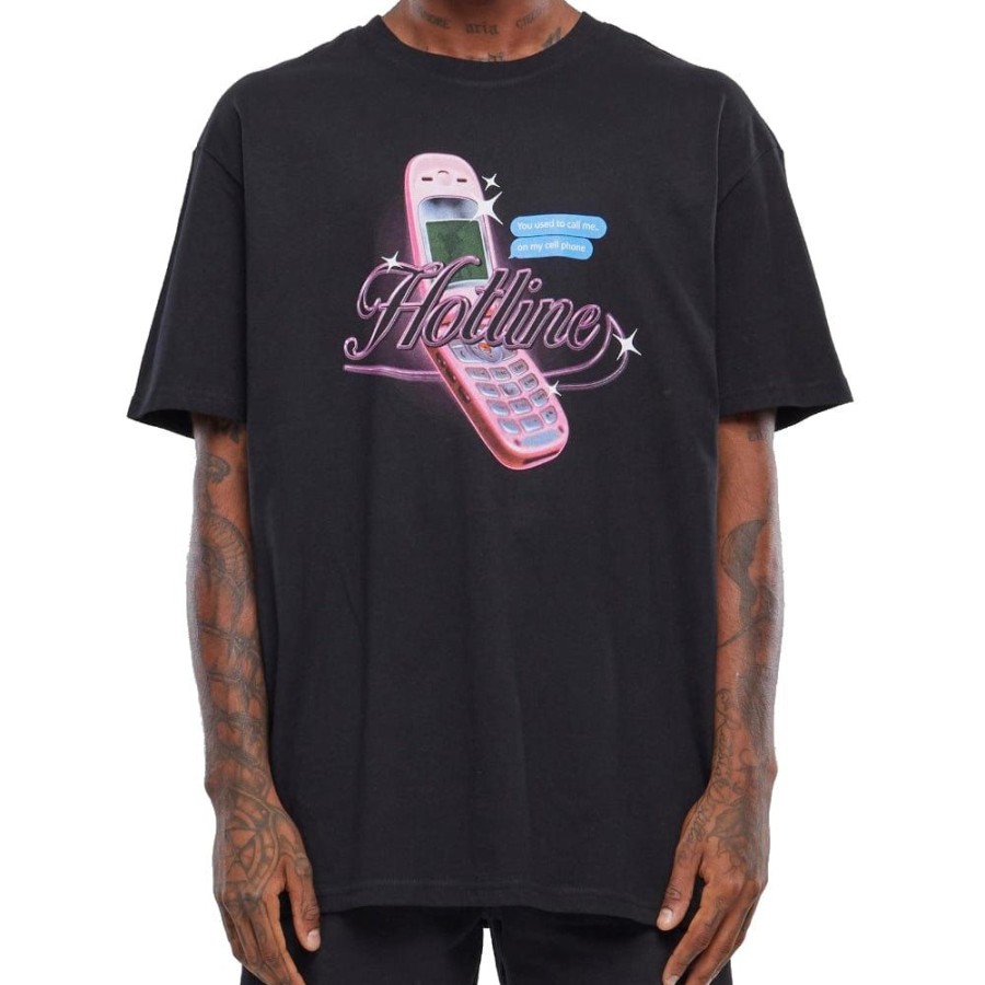 Men Mister Tee Tees | Mister Tee Hotline Oversize Tee - Black