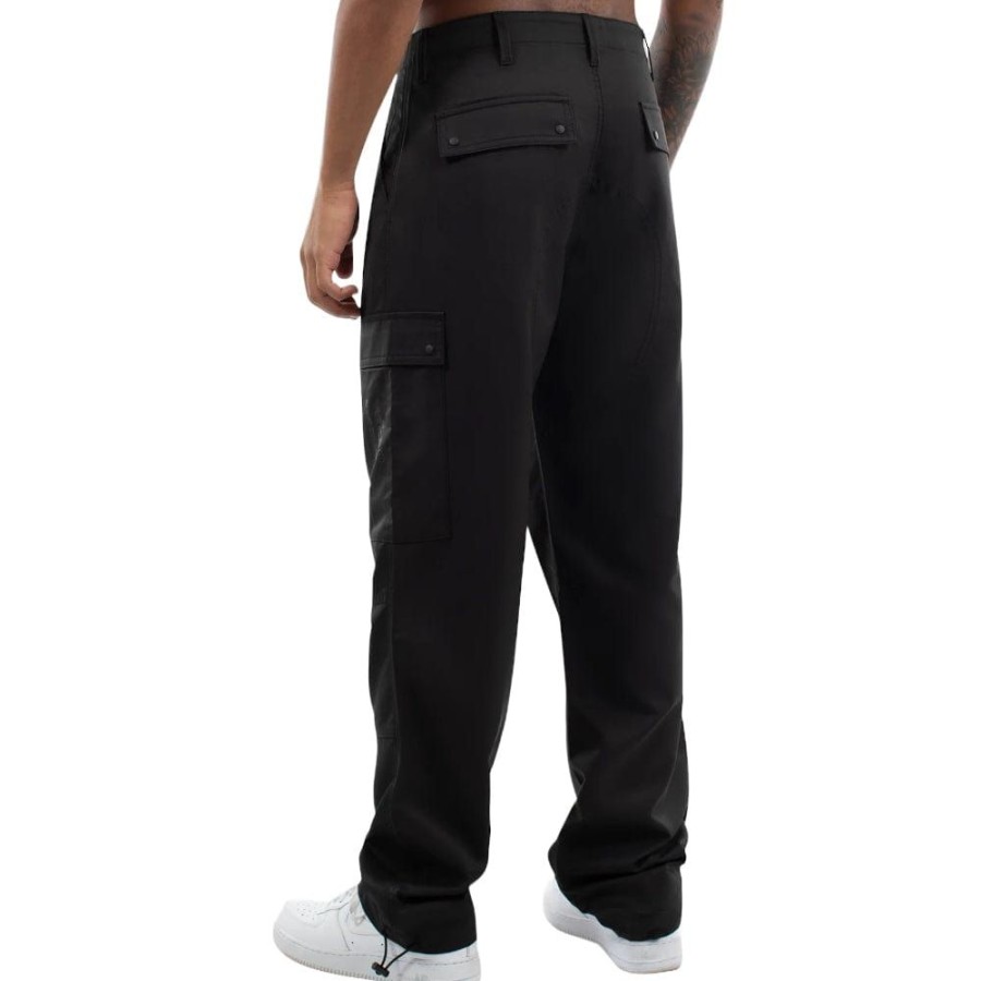 Men WNDRR Pants & Jeans | Wndrr Grove Cargo Pant - Black