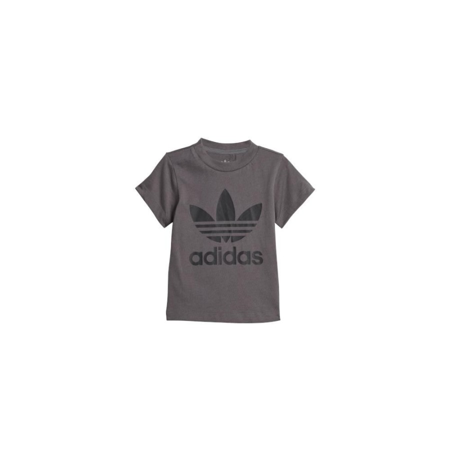 Kids Adidas Kids | Adidas Infants Short Tee Set - Grey