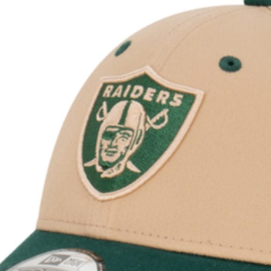 Men New Era Nfl Hats | New Era 9Forty Strapback Las Vegas Raiders - Camel / Dark Green