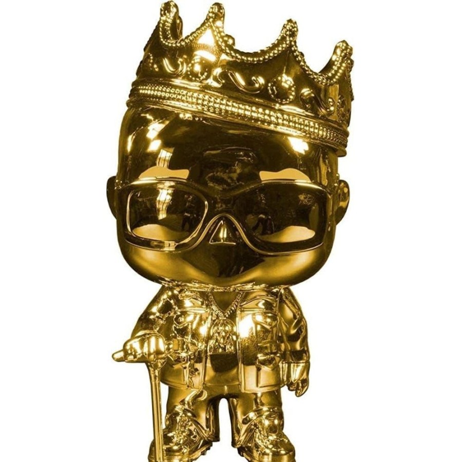 Men Funko Pop! Vinyl | Funko Notorious B.I.G Biggie Gold Chrome Pop! Vinyl #82