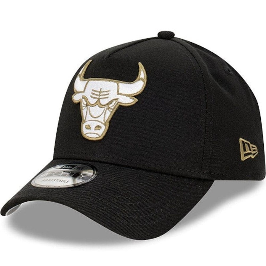 Men New Era Nba Hats | New Era 9Forty A-Frame Snapback Chicago Bulls - Black / Olive