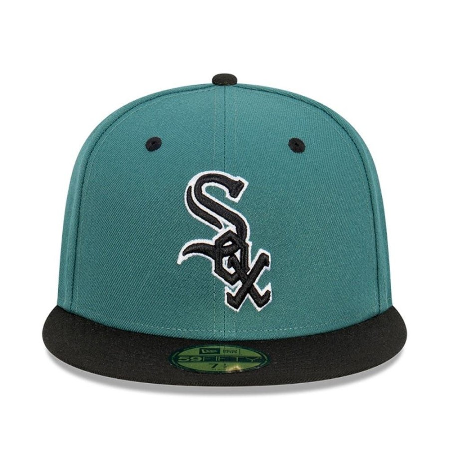 Men New Era Fitted | New Era 59Fifty Fitted Cap Chicago White Sox - Pine / Black