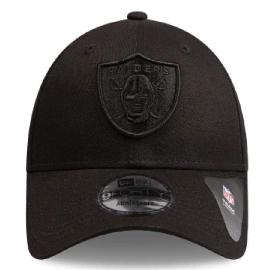 Men New Era Strapback | New Era 9Forty Strapback Las Vegas Raiders - Black / Black