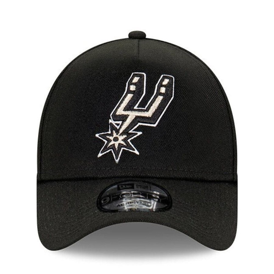 Men New Era Nba Hats | New Era 9Forty A-Frame Nba Champs Snapback San Antonio Spurs - Black