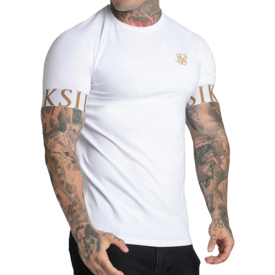 Men SikSilk Tees | Siksilk Tech Tee - White