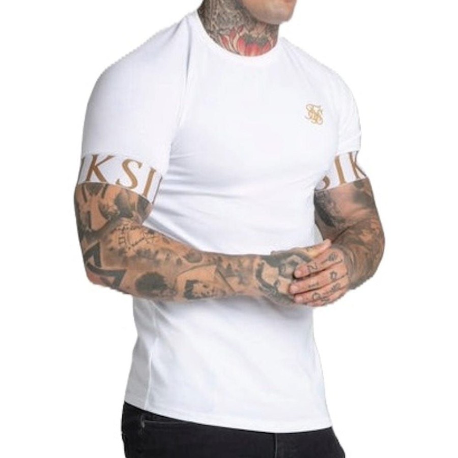 Men SikSilk Tees | Siksilk Tech Tee - White